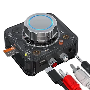 Аудиоприемник Bluetooth 5.0 3D Стерео Беспроводной адаптер TF Карта RCA 3,5 Мм 3,5 AUX Разъем для автомобильного проводного динамика Наушников