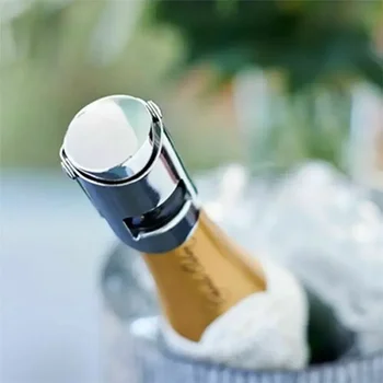 Из бутылок-кнопок Двойное И Газированное Вино Шампанское Домашнее Пузырьковое для Баров из Нержавеющей Стали С Пробкой 15-20 мм Игристое
