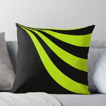 Лаймовая волнистая подушка Подушки для декоративного дивана Клетчатые диванные подушки для детей Декоративная наволочка