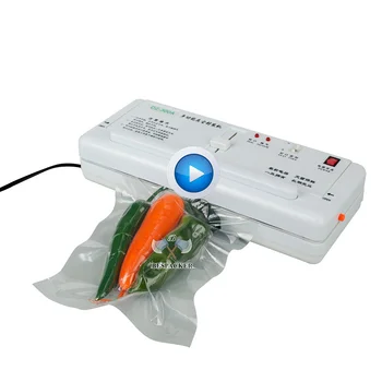 Мини-портативный бытовой коммерческий вакуумный упаковщик для пищевых продуктов DZ-300A