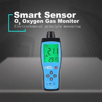 Новый Монитор качества воздуха AR8100 Счетчик газа O2 Детектор Температуры Кислорода Анализатор Ручной Тестер Термометр температуры