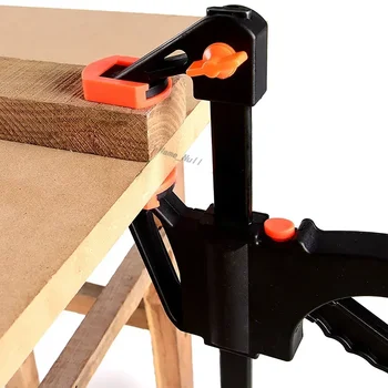 Распорный деревообрабатывающий зажим F Clamp Clip с быстрым храповым механизмом, набор зажимов для тяжелых деревообрабатывающих стержней, приспособление для ручного инструмента для столярных работ своими руками