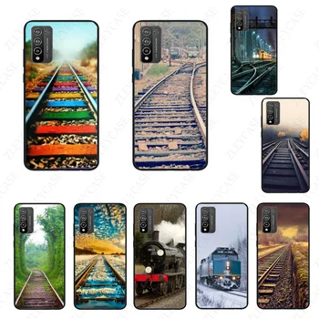 Чехол для телефона Railway Track coque для huawei honor 10x lite 8A 8X8S 9A 9C 10i 50lite p40 p30lite mate20pro Y5 2019 Y6prime Cases