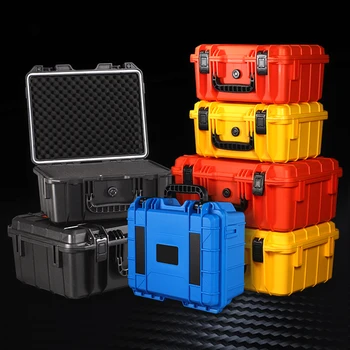 ящик для инструментов 320x220x115 мм Пластиковый ящик для инструментов, герметичный водонепроницаемый чехол, ударопрочный наружный ящик, чемодан с пеной
